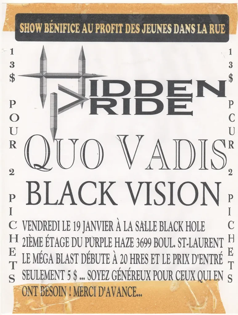 HIDDEN PRIDE QUO VADIS BLACK VISION