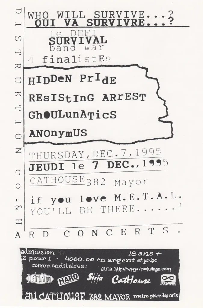 HIDDEN PRIDE RESISTING ARREST GHOULUNATICS ANONYMUS