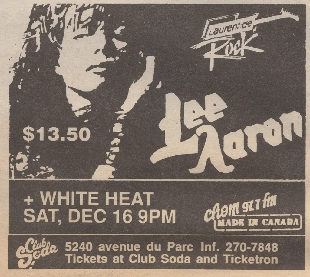 LEE AARON WHITE HEAT