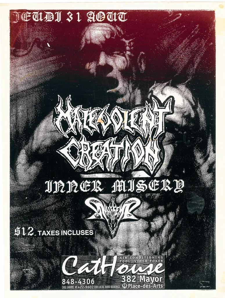 MALEVOLENT CREATION INNER MISERY ANHKREHG