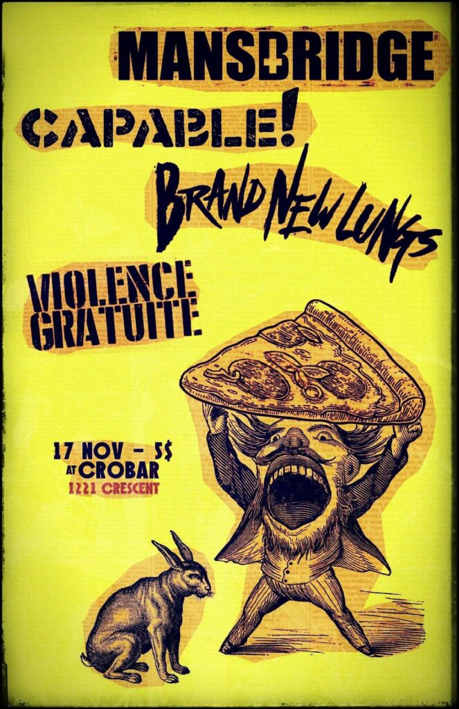 MANSBRIDGE CAPABLE! BRAND NEW LUNGS VIOLENCE GRATUITE
