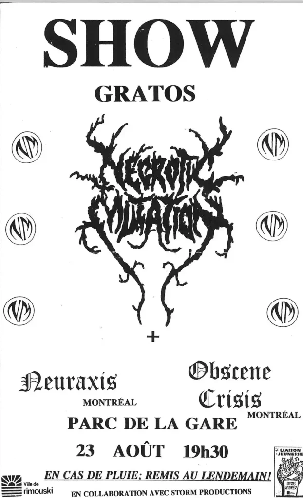 NECROTIC MUTATION NEURAXIS OBSCENE CRISIS