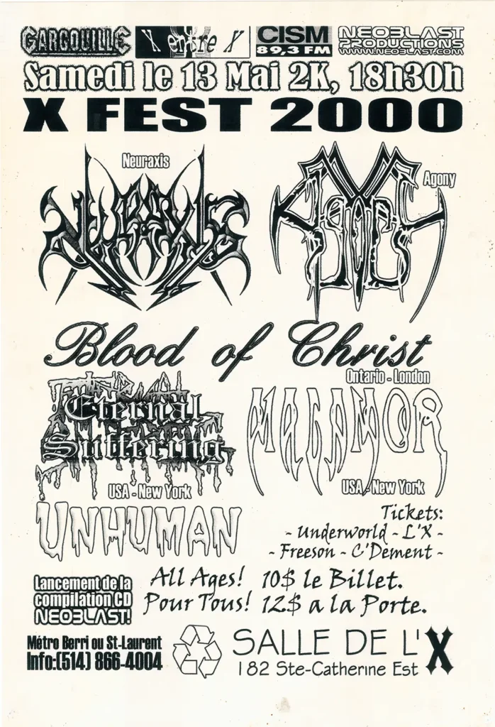 NEURAXIS AGONY BLOOD OF CHRIST ETERNAL SUFFERING MALAMOR UNHUMAN EMBÖM