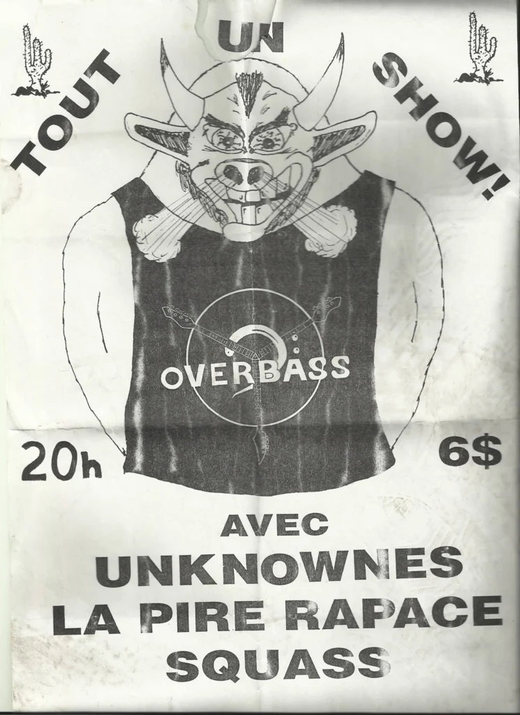 OVERBASS UNKNOWNES LA PIRE RAPACE SQUASS