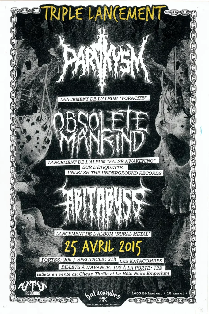 PAROXYSM OBSOLETE MANKIND ABITABYSS