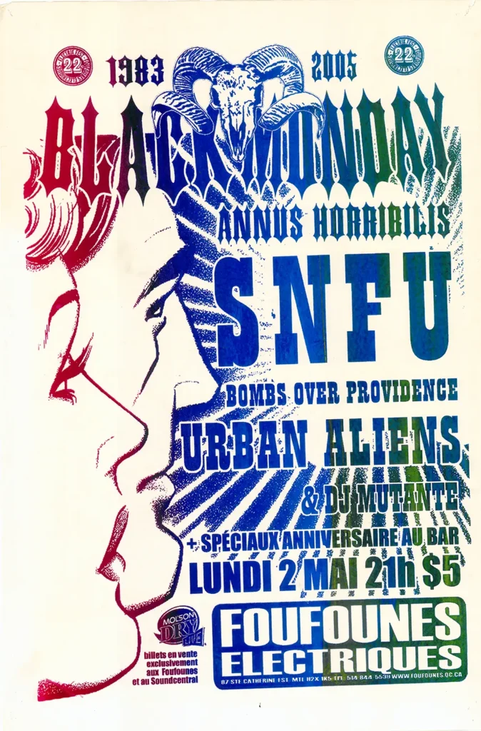 SNFU BOMBS OVER PROVIDENCE URBAN ALIENS DJ MUTANTE