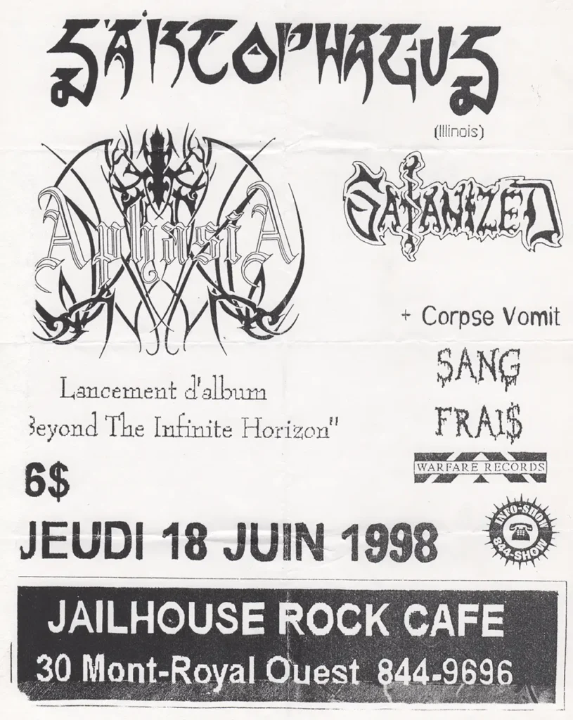 SAKTOPHAGUS APHASIA SATANIZED CORPSE VOMIT