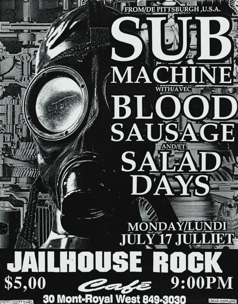 SUB MACHINE BLOOD SAUSAGE SALAD DAYS