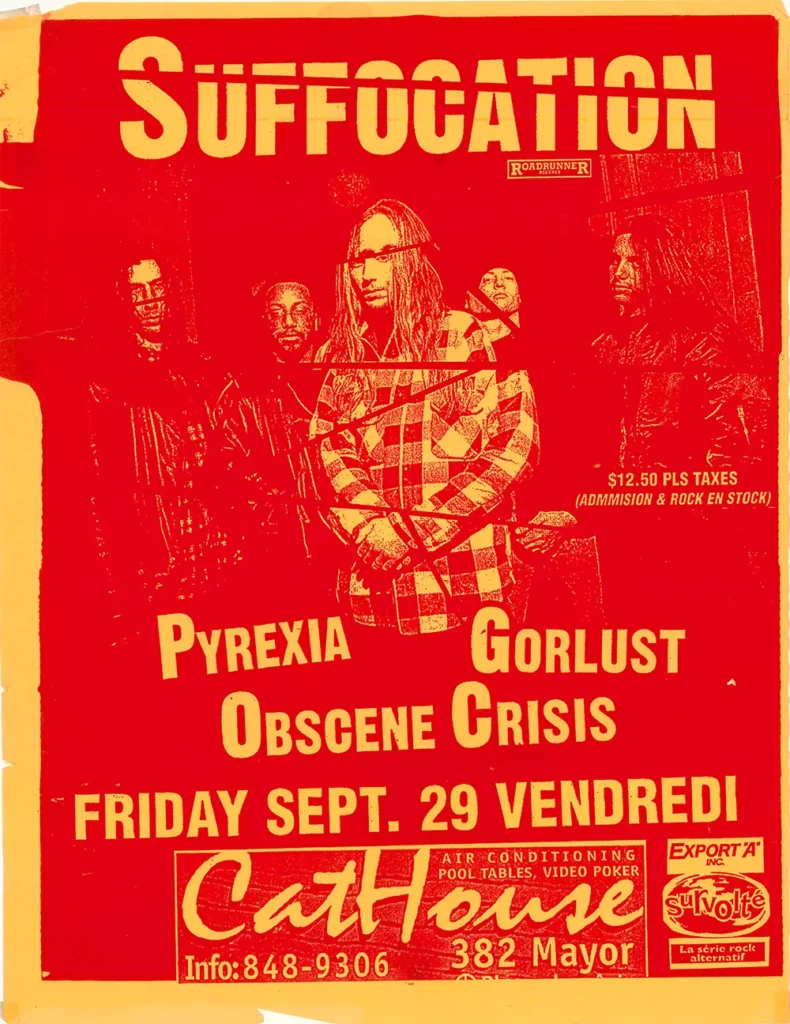 SUFFOCATION PYREXIA GORELUST OBSCENE CRISIS