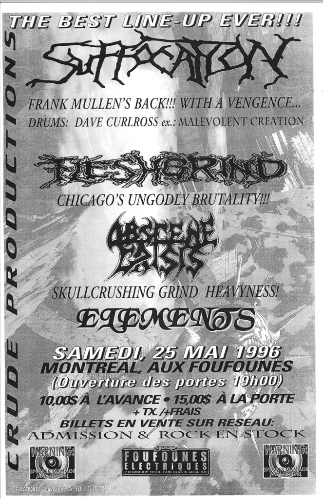 SUFFOCATION OBSCENE CRISIS ELEMENTS