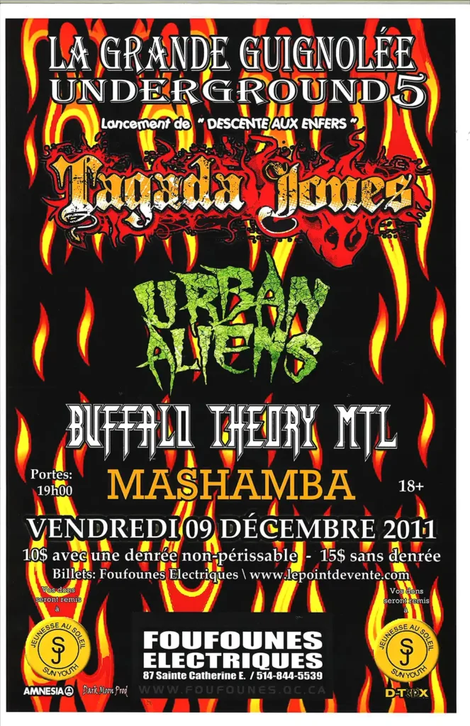 TAGADA JONES URBAN ALIENS BUFFALO THEORY MTL MASHAMBA