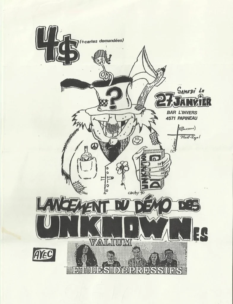 LES UNKNOWNS VALIUM ET LES DÉPRESSIFS