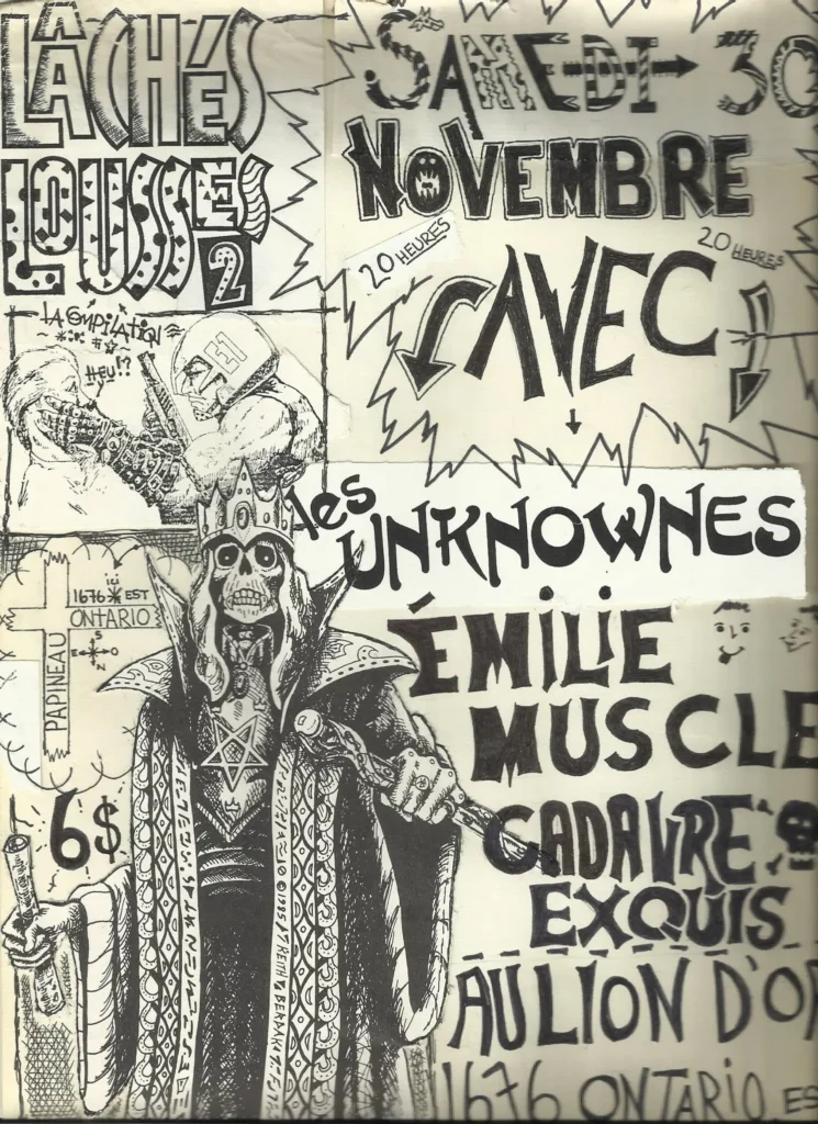 LES UNKNOWNES EMILIE MUSCLE CADAVREXQUIS