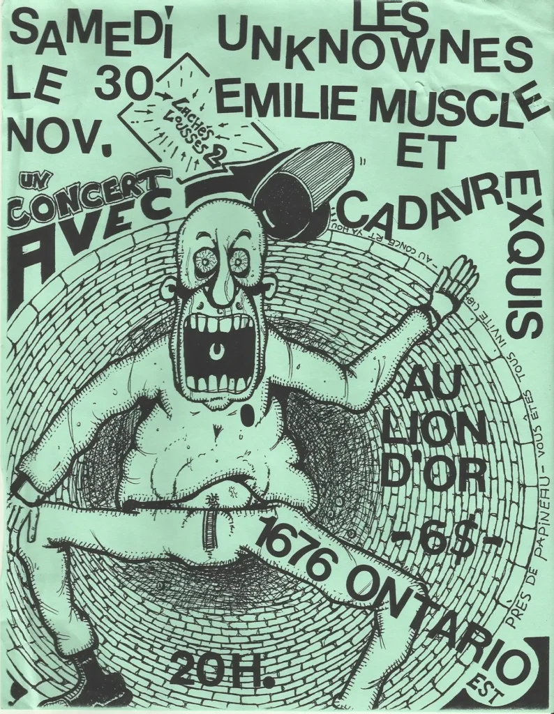 LES UNKNOWNES EMILIE MUSCLE CADAVREXQUIS
