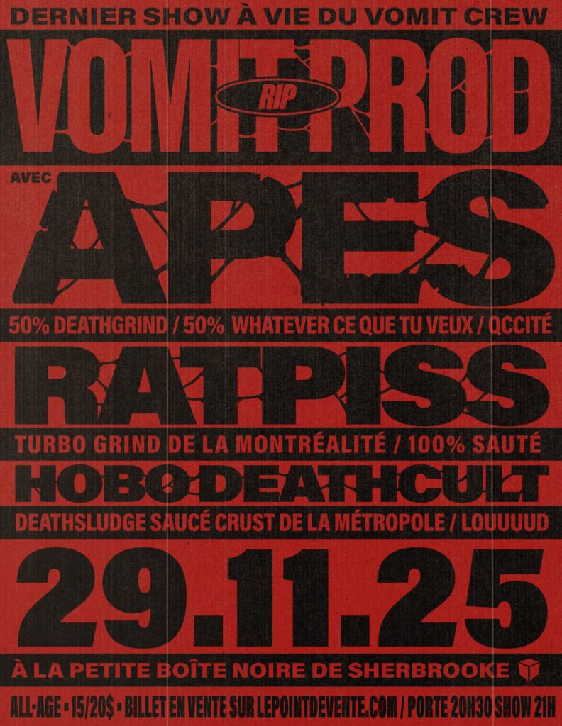 VOMIT PROD APES RAT PISS HOBO DEATH CULT