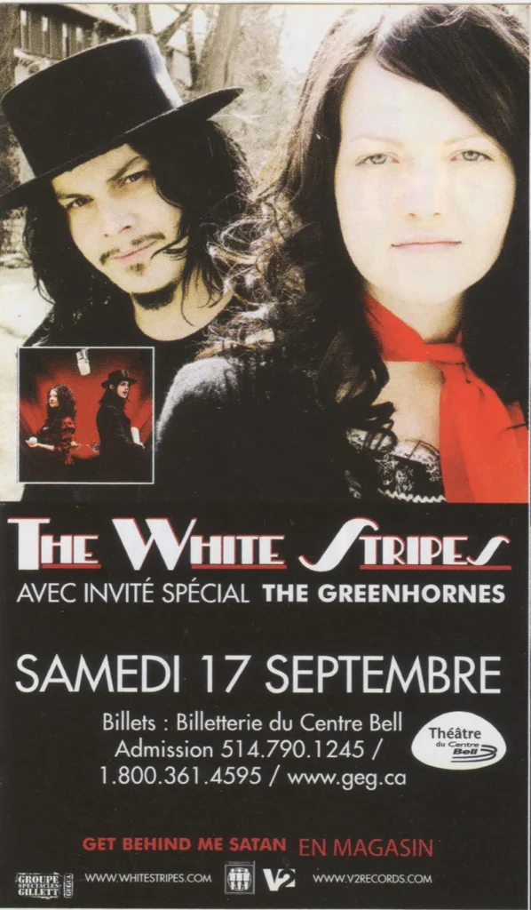 THE WHITE STRIPES THE GREENHORNES