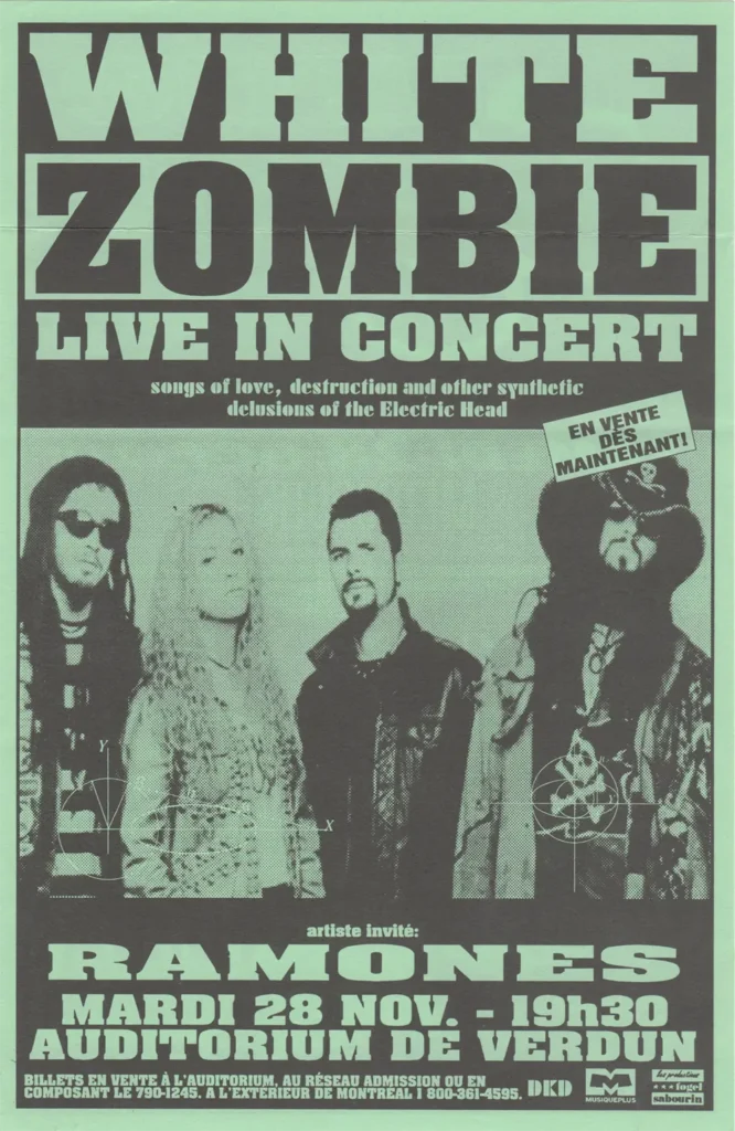 WHITE ZOMBIE THE RAMONES