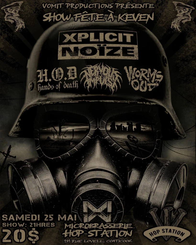 XPLICIT NOIZE HANDS OF DEATH NERVOUS IMPULSE WORMS OUT
