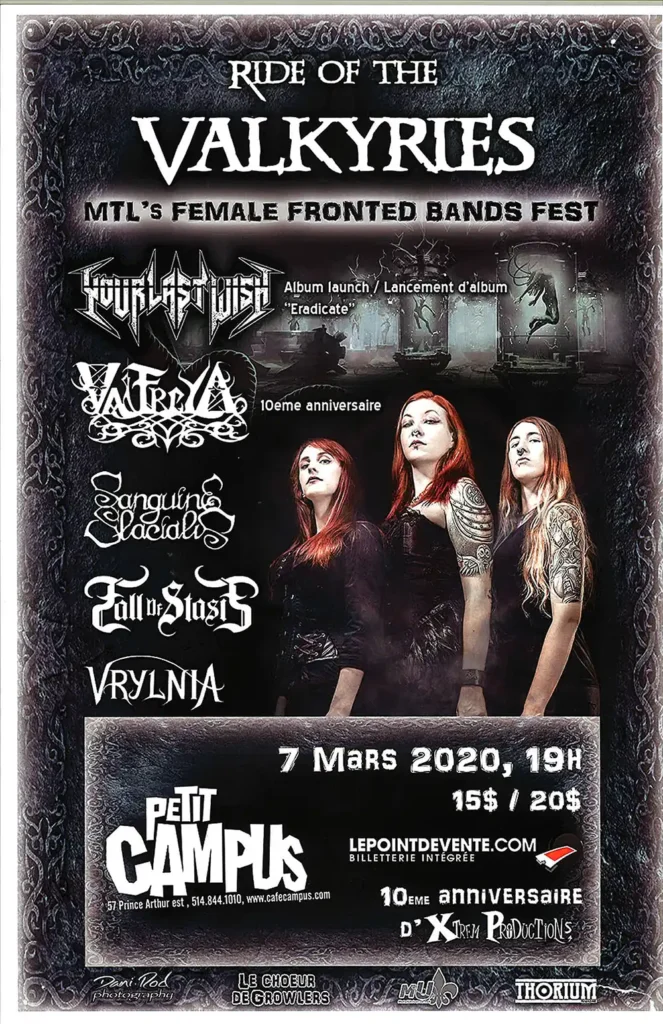 YOUR LAST WISH VALFREYA SANGUINE GLACIALIS FALL OF STASIS VRYLNIA