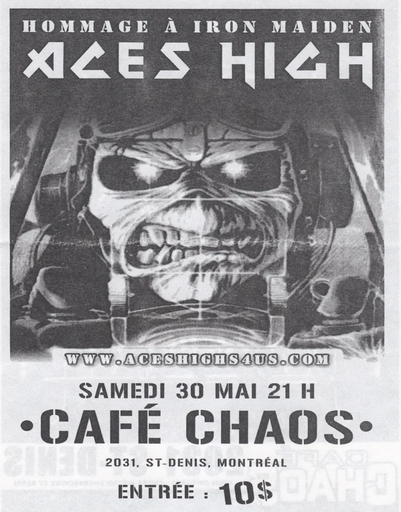 ACES HIGH HOMMAGE À IRON MAIDEN