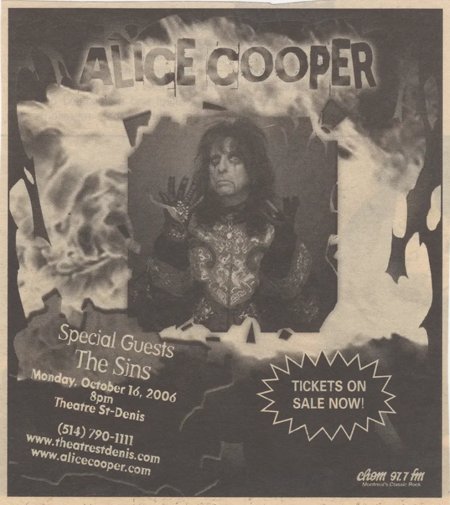ALICE COOPER THE SINS