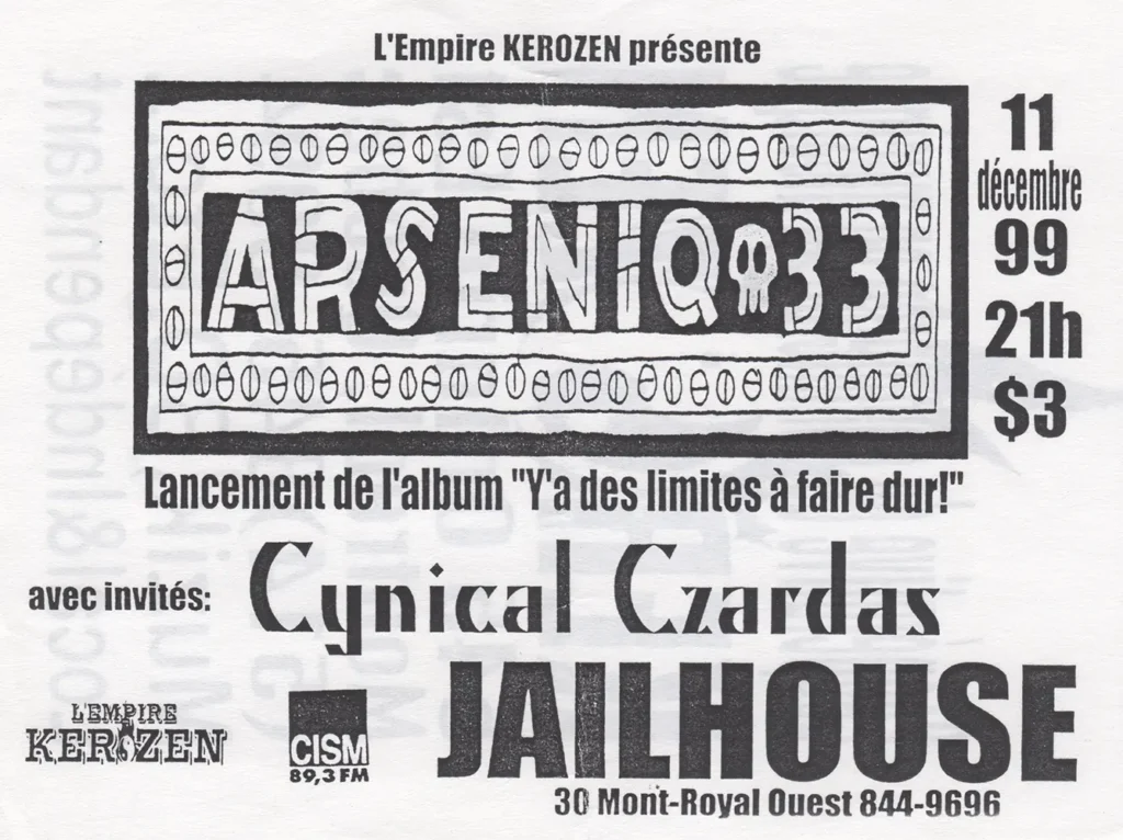 ARSENIQ 33 CYNICAL CZARDAS