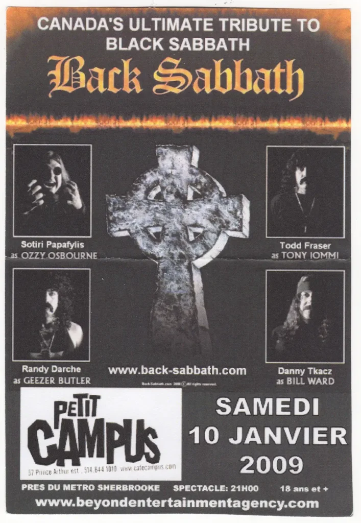 BACK SABBATH HOMMAGE À BLACK SABBATH