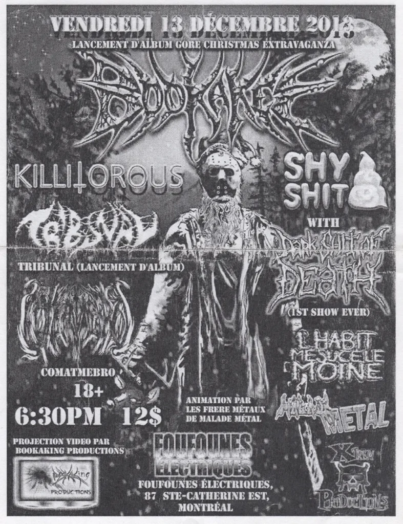 BOOKAKEE KILLITOROUS TRIBUNAL COMATMEBRO SHY SHIT DARK SHIT OF DEATH L&rsquo;HABIT ME SUCE LE MOINE