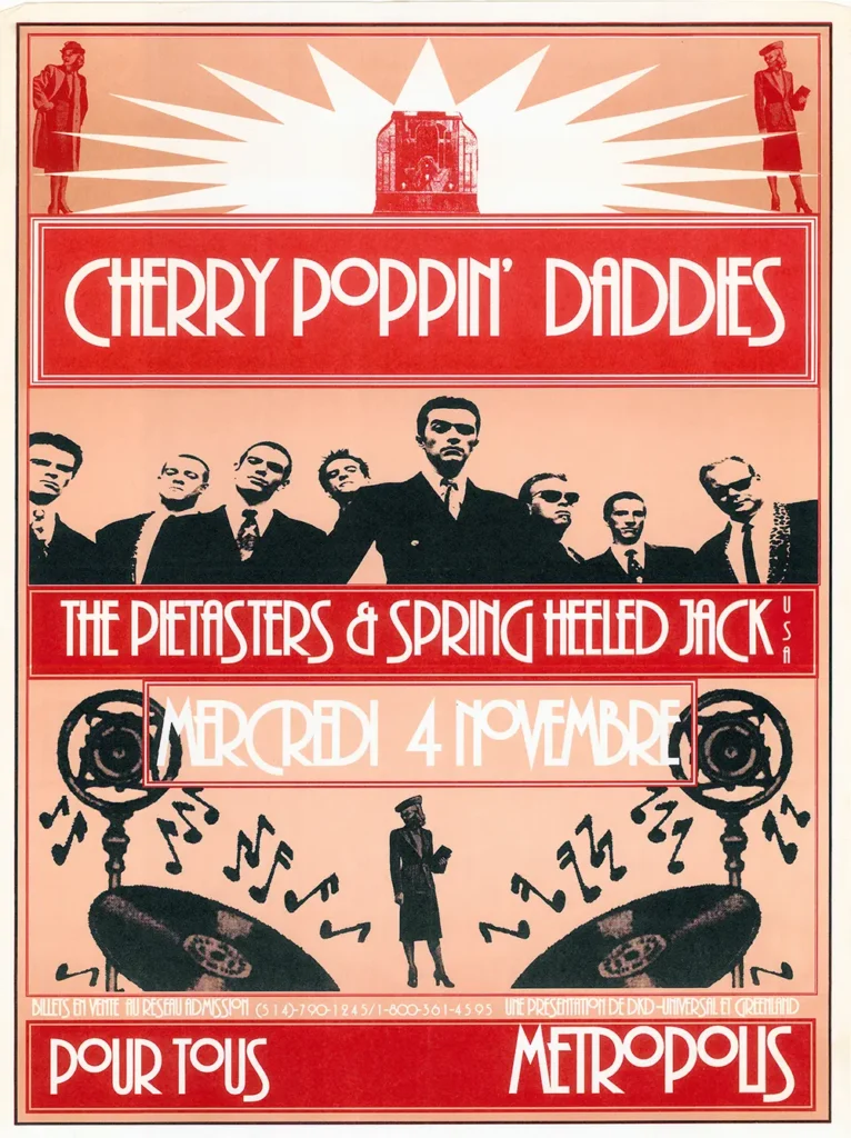 CHERRY POPPIN DADDIES THE PIETASTERS SPRING HEELED JACK