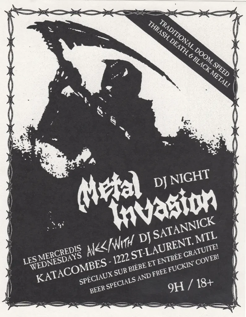 DJ SATANNICK METAL INVASION KATACOMBES