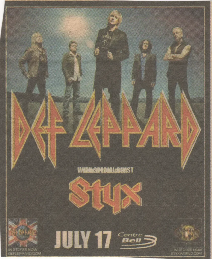 DEF LEPPARD STYX