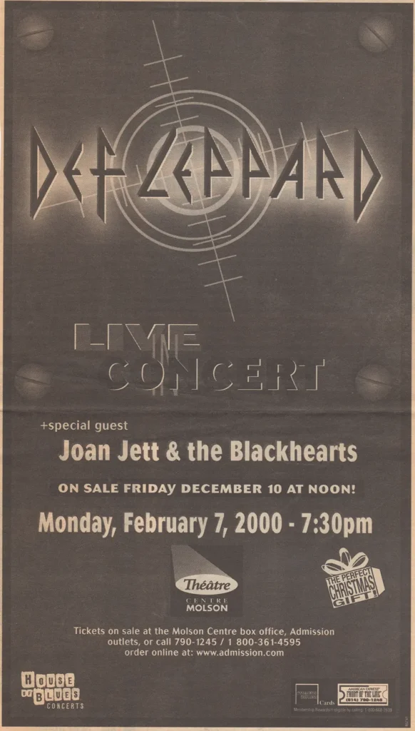 DEF LEPPARD JOAN JETT AND THE BLACKHEARTS