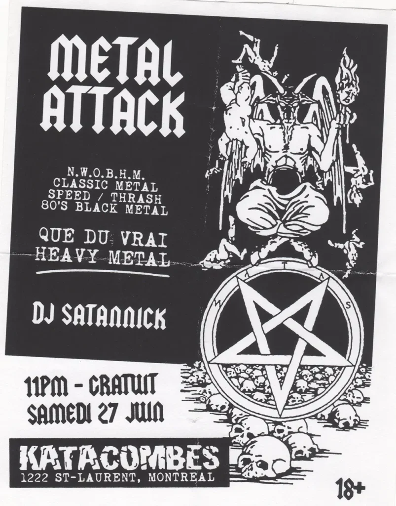DJ SATANNICK METAL ATTACK KATACOMBES