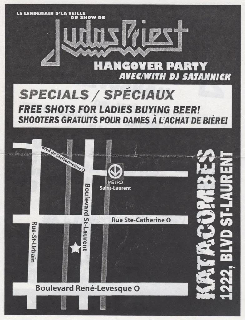 DJ SATANNICK JUDAS PRIEST HANGOVER PARTY