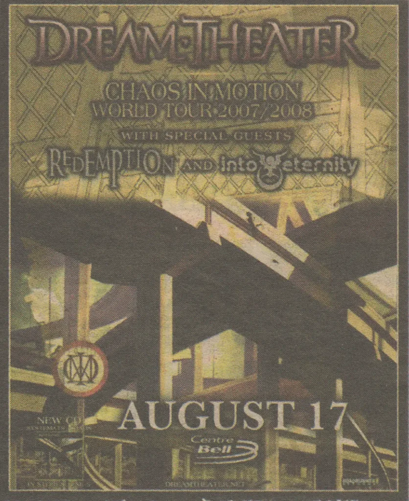 DREAM THEATER REDEMPTION INTO ETERNITY