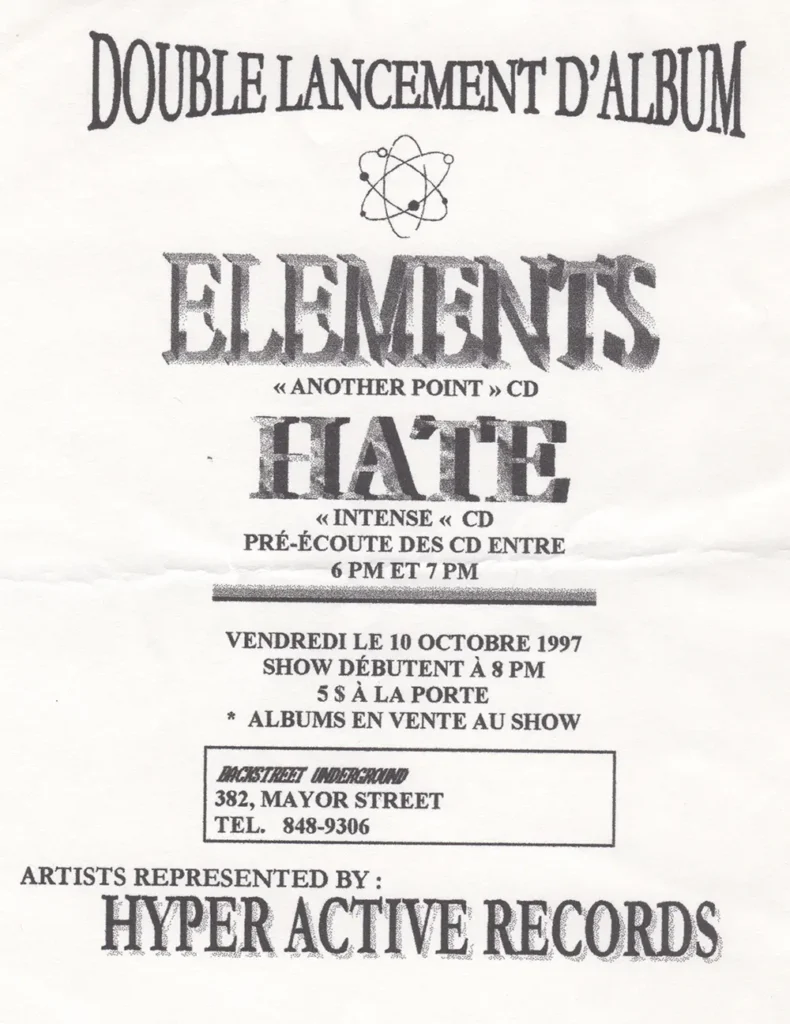 ELEMENTS HATE