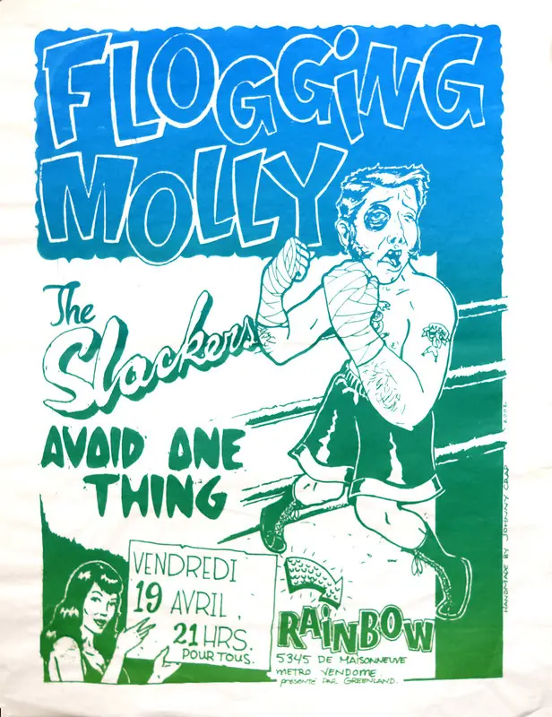 Affiche illustrée par Johnny Crap