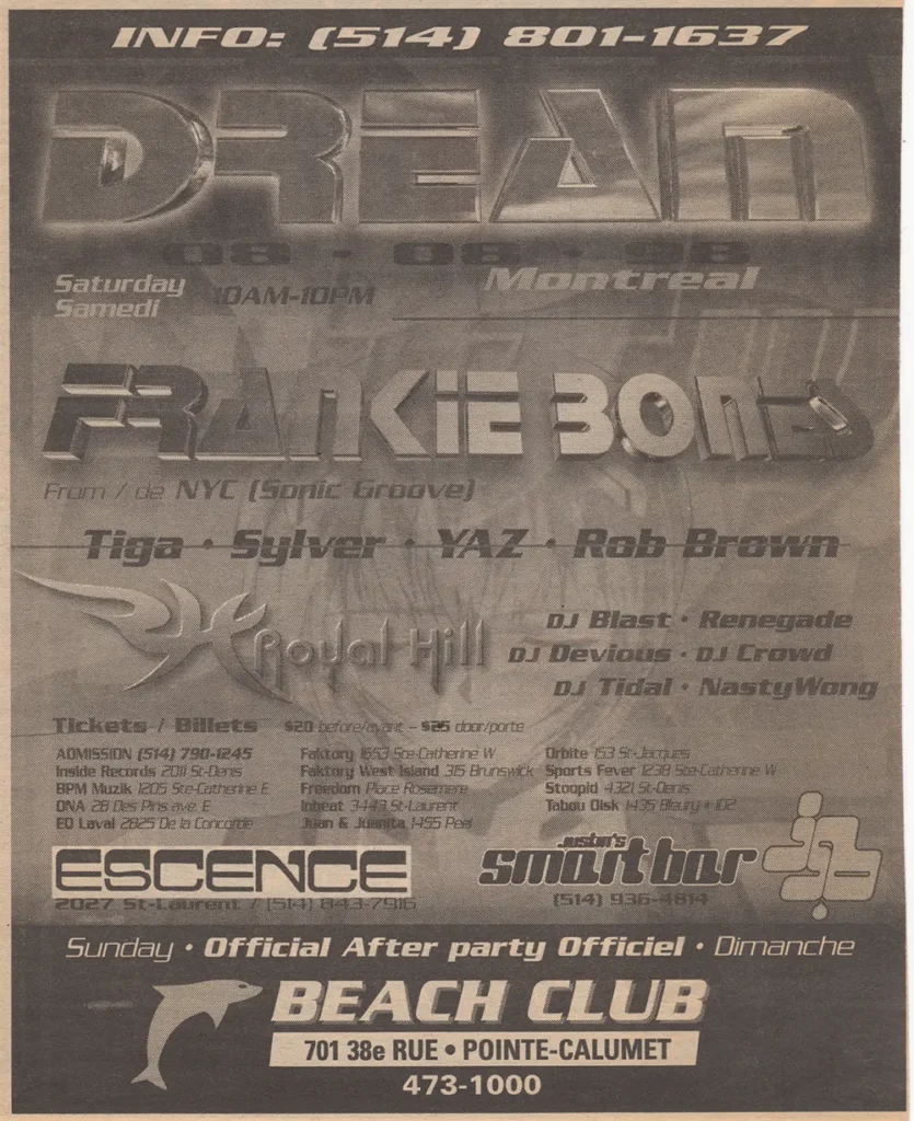 FRANKIE BONES TIGA SYLVER YAZ ROB BROWN