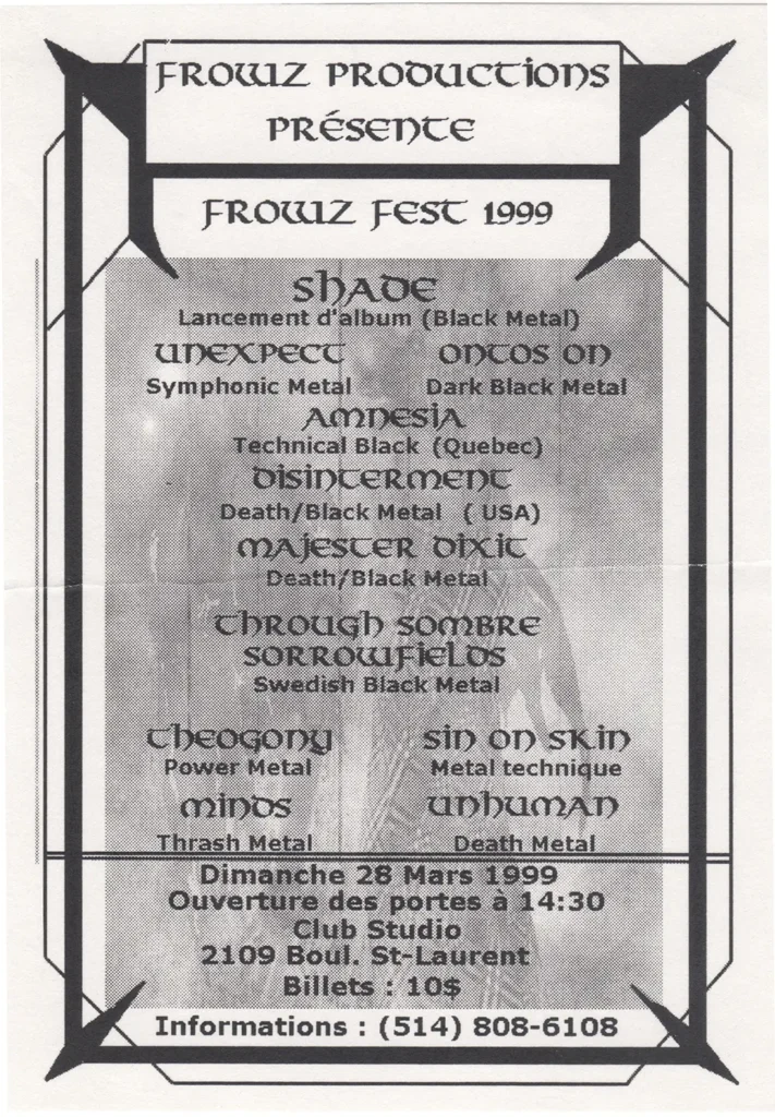 SHADE UNEXPECT ONTOS ON AMNESIA DISINTERMENT MAJESTER DIXIT THROUGH SOMBRE SORROWFIELDS THEOGONY SIN ON SKIN MINDS UNHUMAN