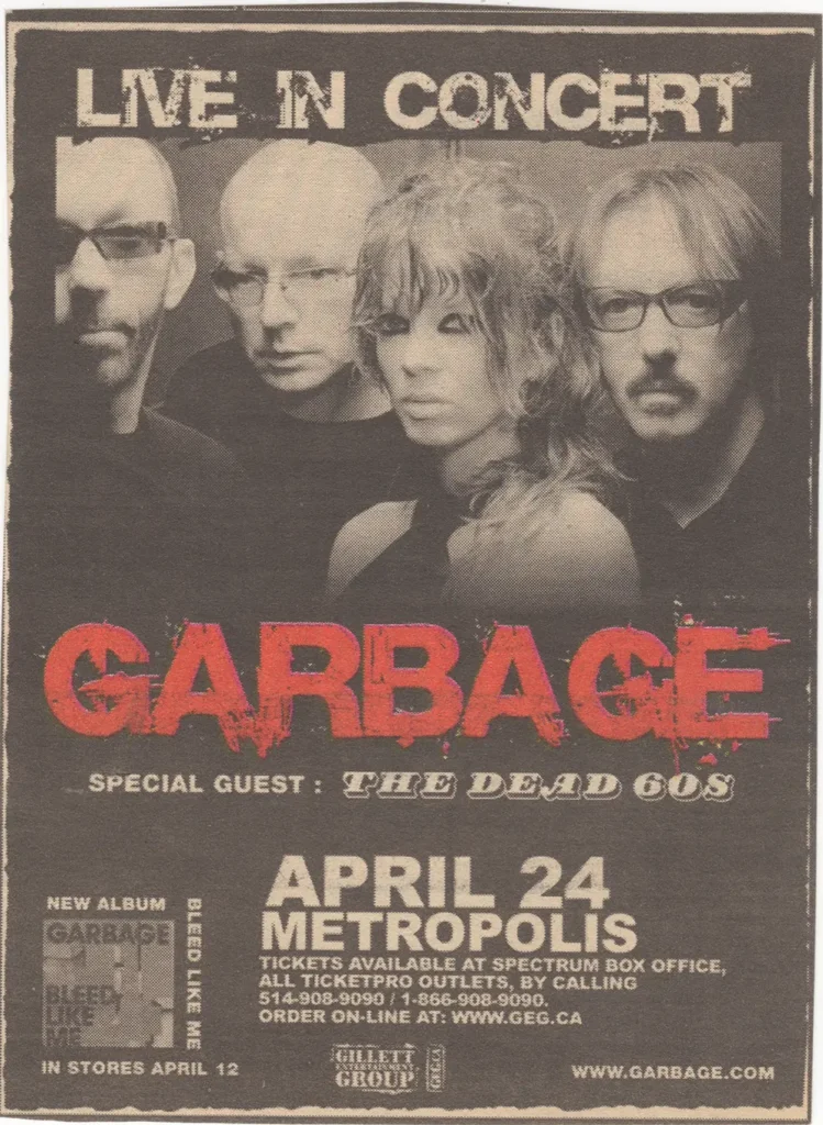 GARBAGE THE DEAD 60S