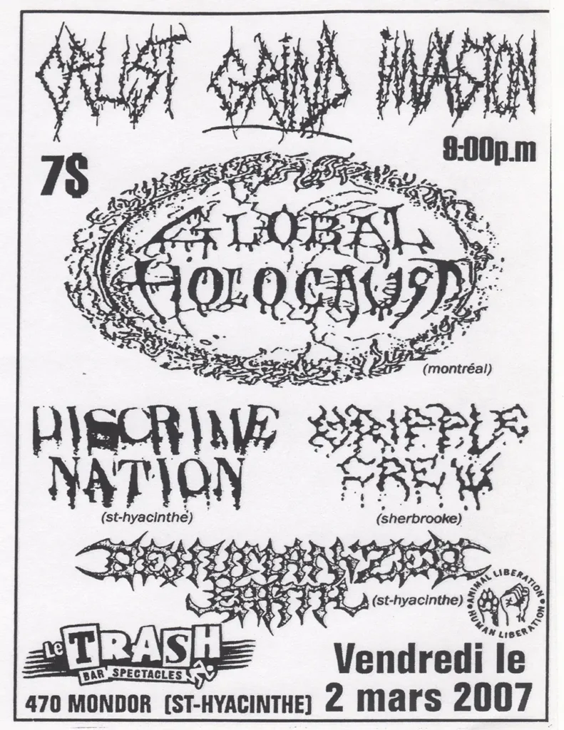 GLOBAL HOLOCAUST DISCRIME NATION CRIPPLE CREW DEHUMANIZED EARTH