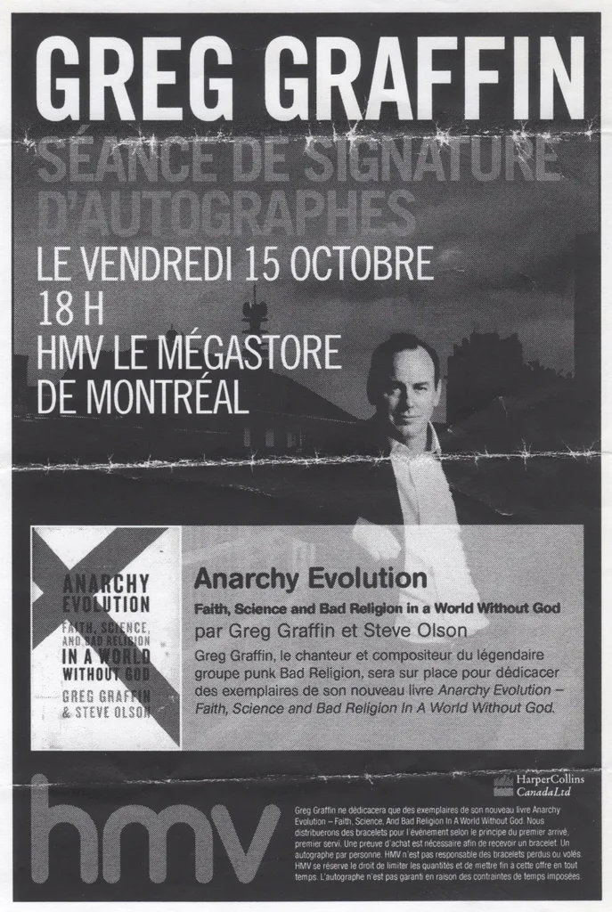 GREG GRAFFIN BAD RELIGION