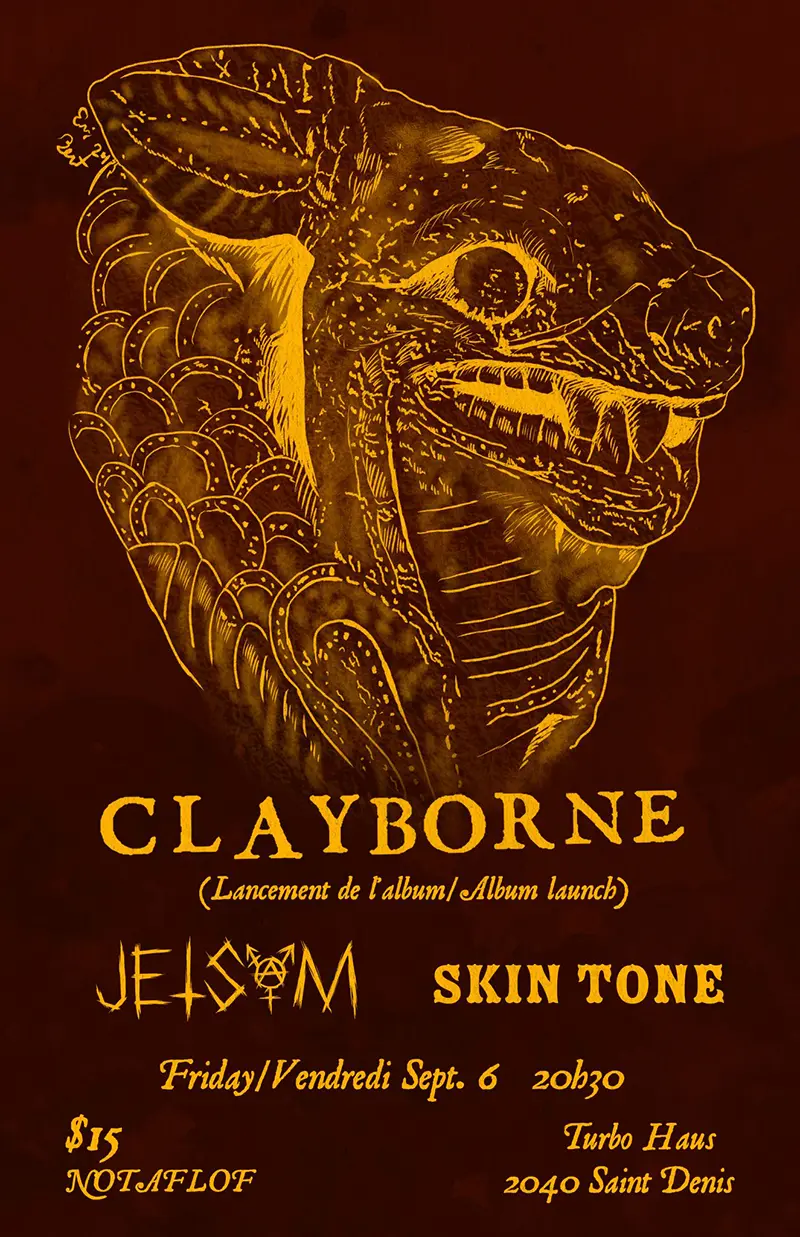 Affiche illustrée par Eric Bent