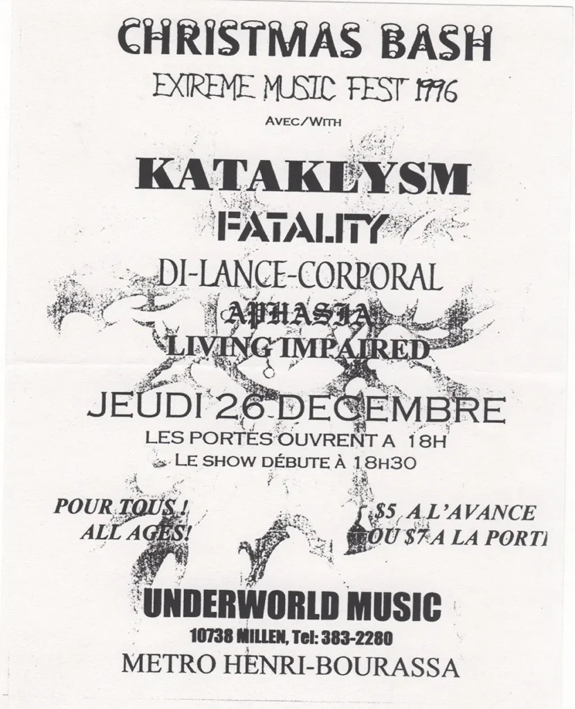 KATAKLYSM FATALITY DI LANCE CORPORAL APHASIA LIVING IMPAIRED