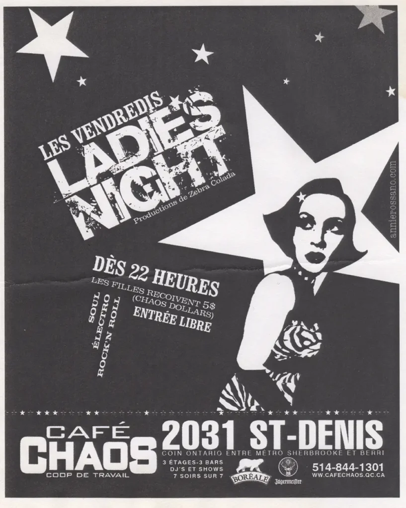 CAFÉ CHAOS LADIES NIGHT