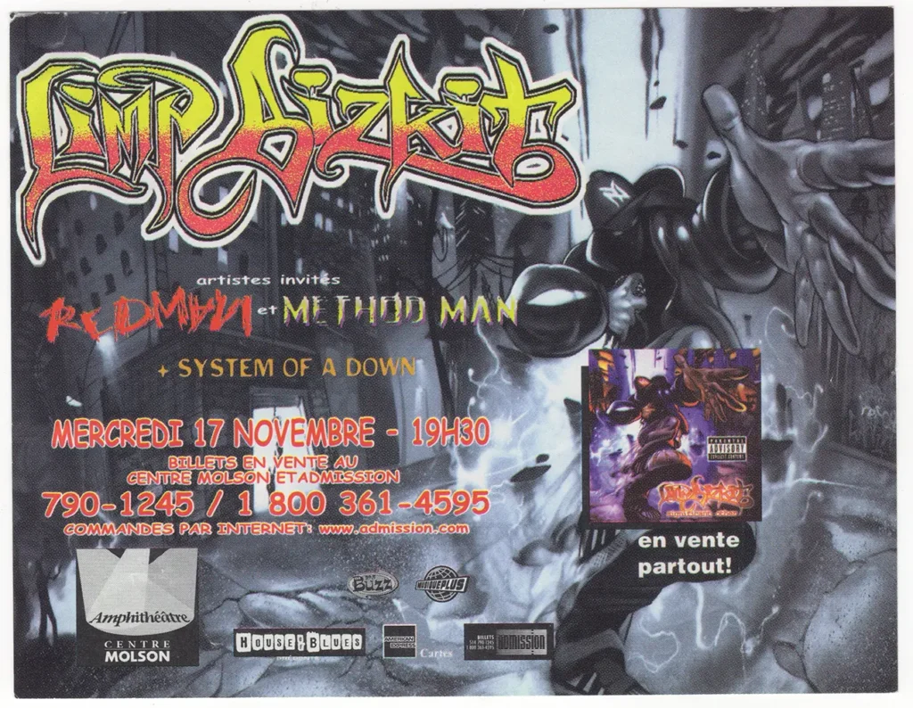 LIMP BIZKIT REDMAN METHOD MAN SYSTEM OF A DOWN