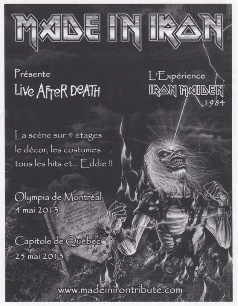 MAIDE IN IRON HOMMAGE À MAIDEN