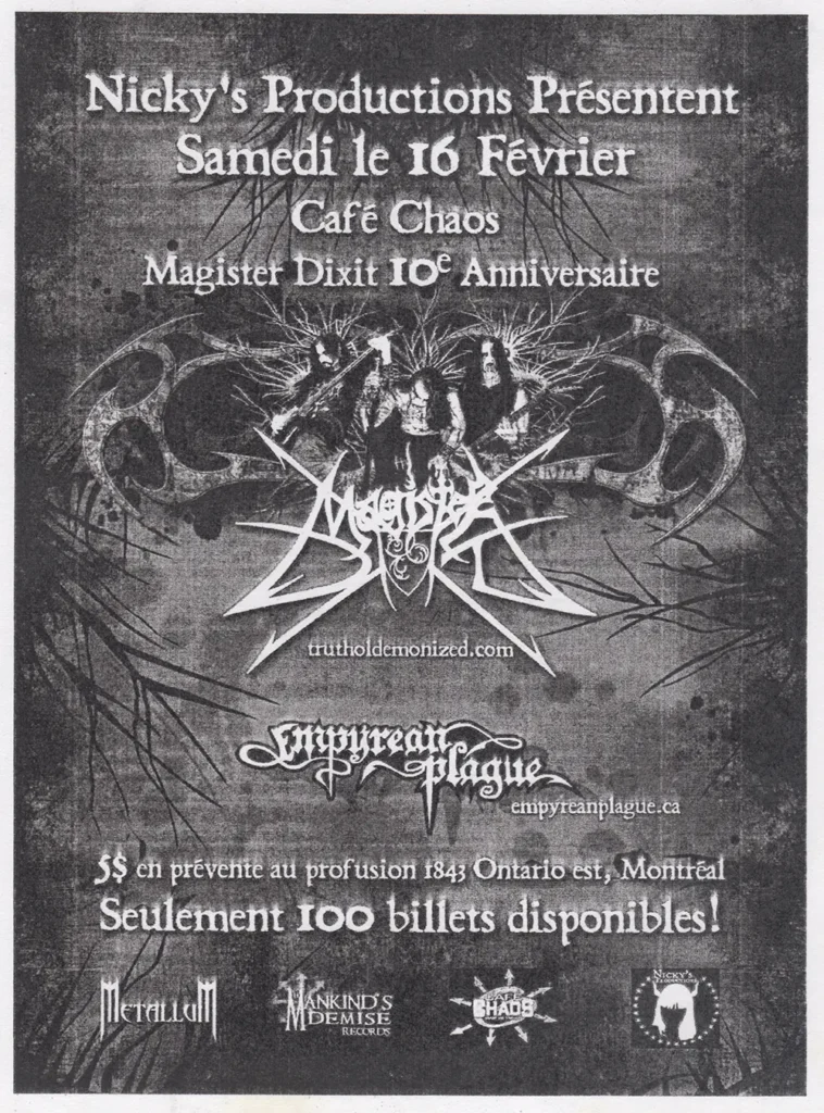 MAGISTER DIXIT EMPYREAN PLAGUE