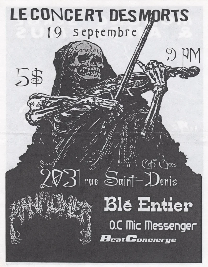 MANMOWER BLÉ ENTIER OC MIC MESSENGER BEAT CONCIERGE
