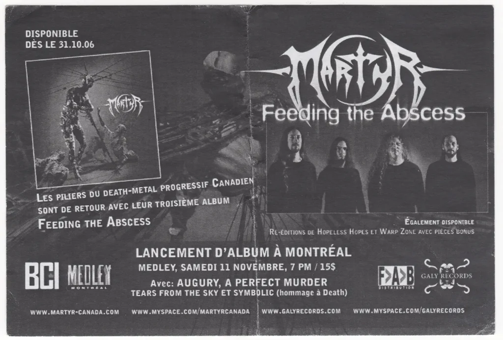 MARTYR AUGURY A PERFECT MURDER TEARS FROM THE SKY SYMBOLIC